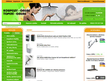 Tablet Screenshot of koupelny-online.cz